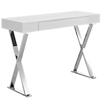 Sector Contemporary Console Table - White