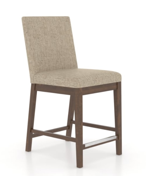 Traditional Customizable Upholstered Fixed Stool