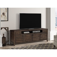Transitional TV Console with Wire Management