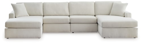 4-Piece Sectional With Chaise