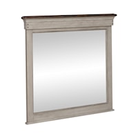 Modern Farmhouse Dresser Mirror with Beveled Edge