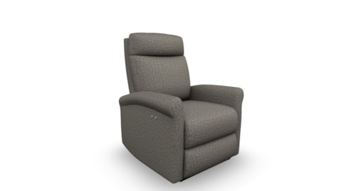 Swivel Glider Recliner with Rolled Arms