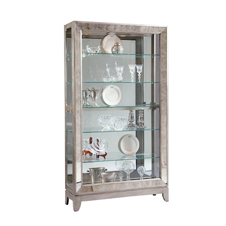 Platinum Side Entry Curio Cabinet