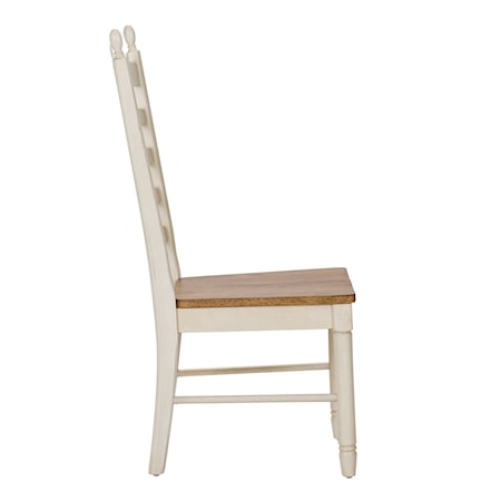 Ladder Back Side Dining Chair