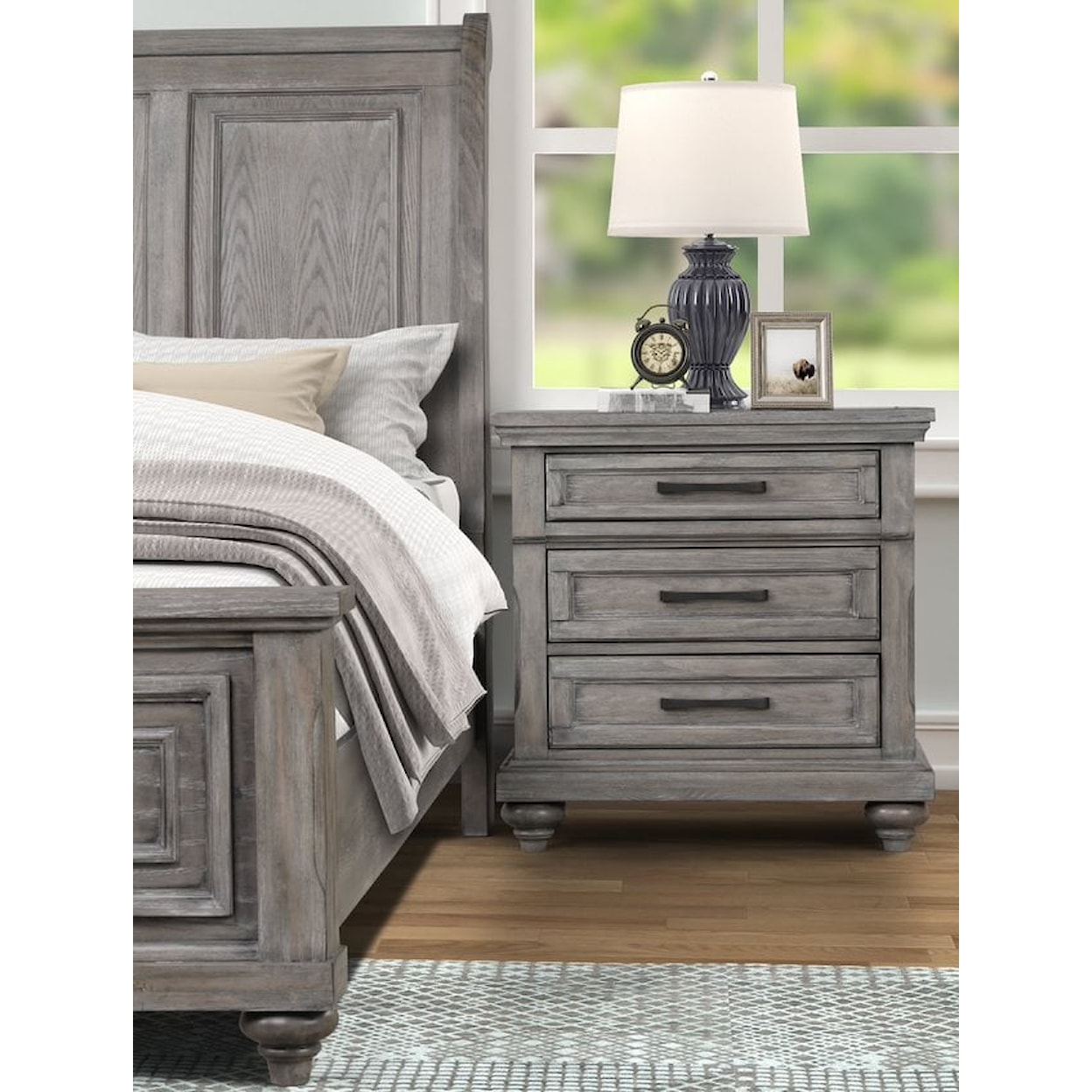 Legends Furniture Linsey Collection Rustic Nightstand