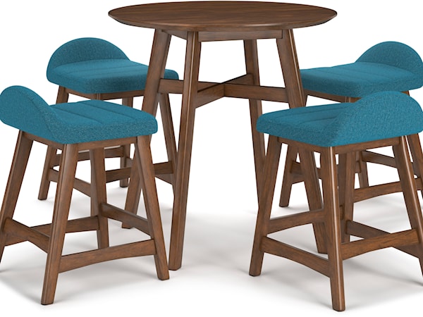 5-Piece Counter Height Dining Set