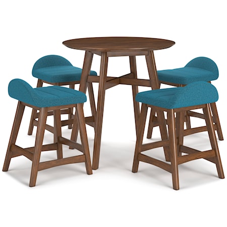 5-Piece Counter Height Dining Set