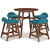 Signature Design by Ashley Lyncott 5-Piece Counter Height Dining Set