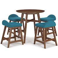 5-Piece Counter Height Dining Set