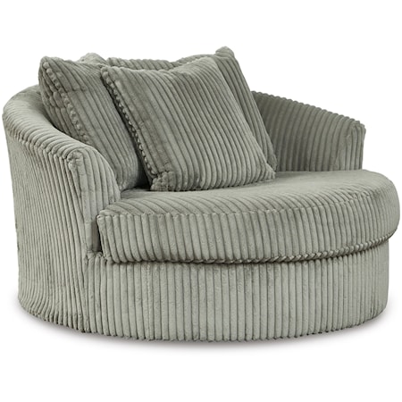 Contemporary Oversized Swivel Chair