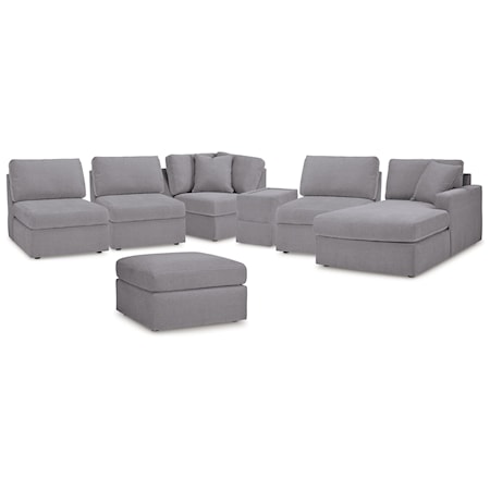 6-Piece Sectional With Chaise And Ottoman