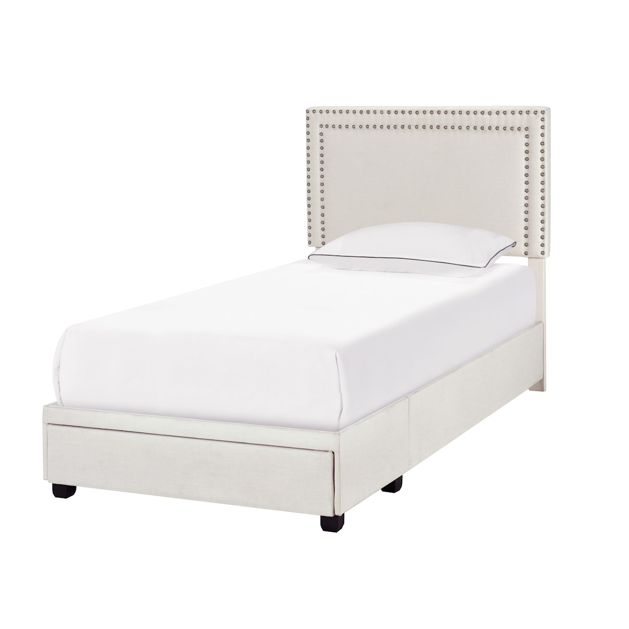 Accentrics Home Fashion Beds Twin Upholstered Bed