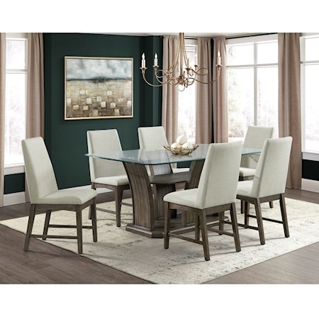 7-Piece Table and Chair Set