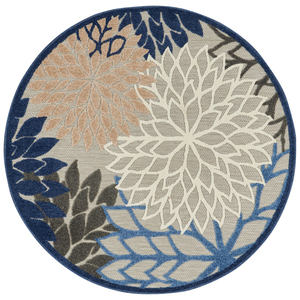 Nourison Aloha 4' Round  Rug