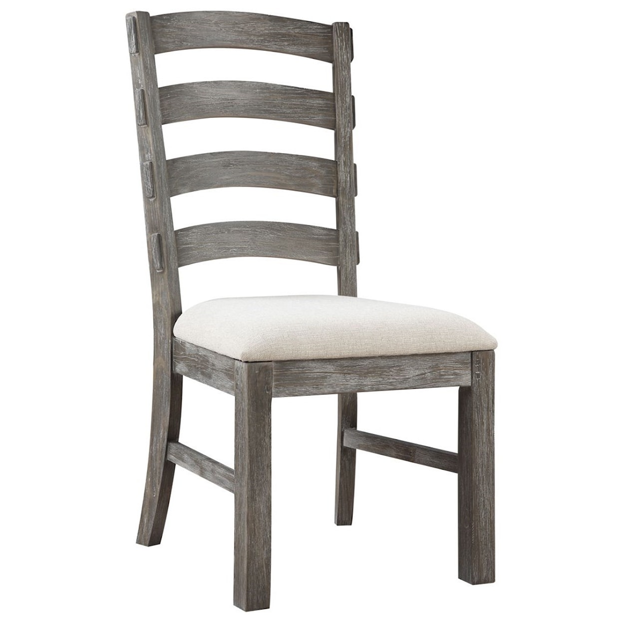 Emerald Paladin Slat Back Side Chair with Upholstered Seat