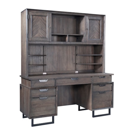 Desk and Hutch