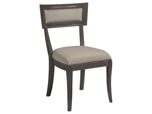 Apertif Upholstered Side Chair with Nailheads