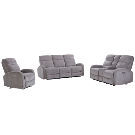 3-Piece Power Reclining Living Room Set