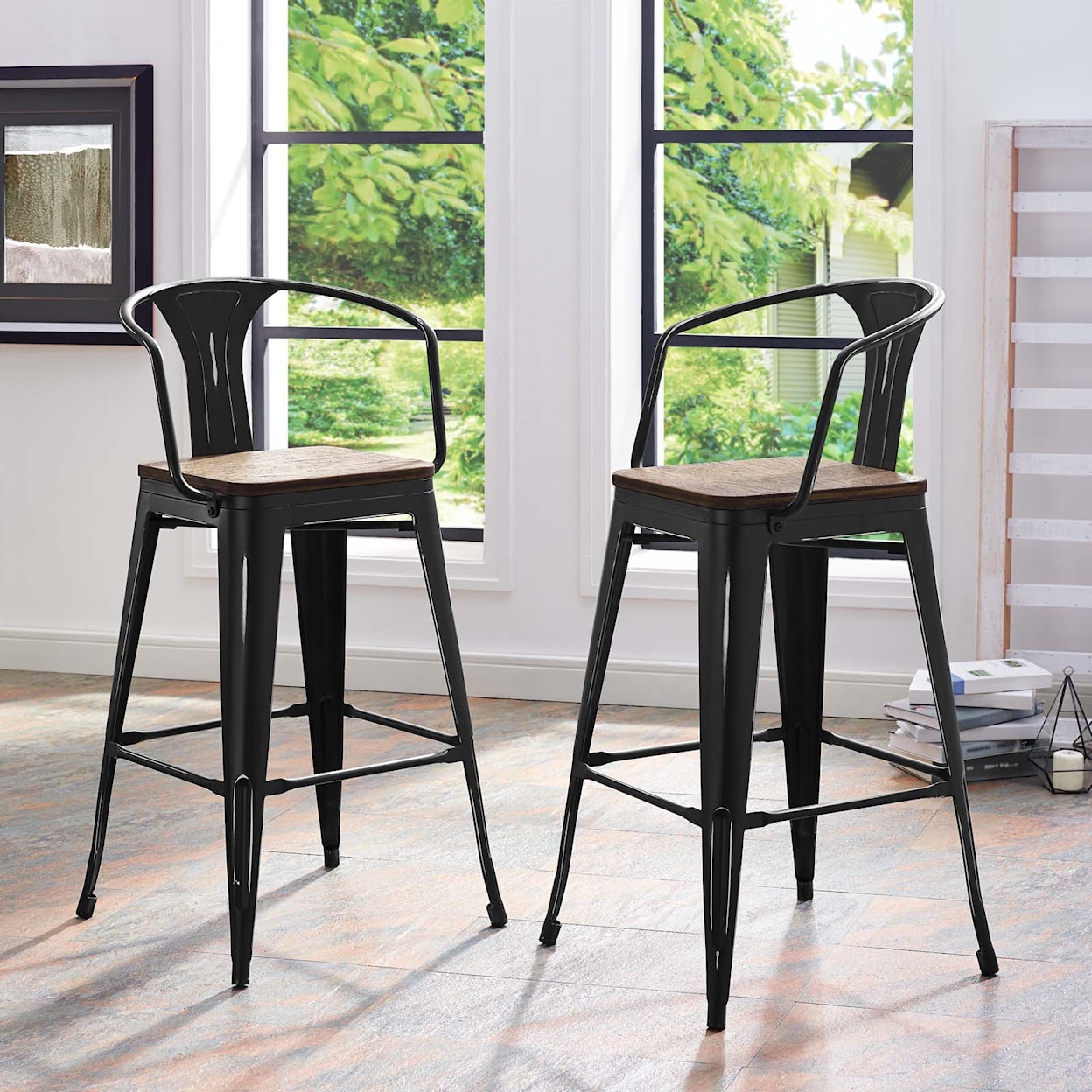 Modway Promenade Bar Stool