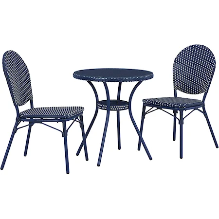 Outdoor Table and Chairs (Set of 3)