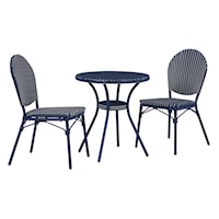 Bistro Outdoor Table and Chairs (Set of 3)