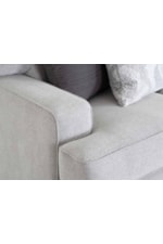 Franklin 953 Stella Contemporary Sofa with Throw Pillows