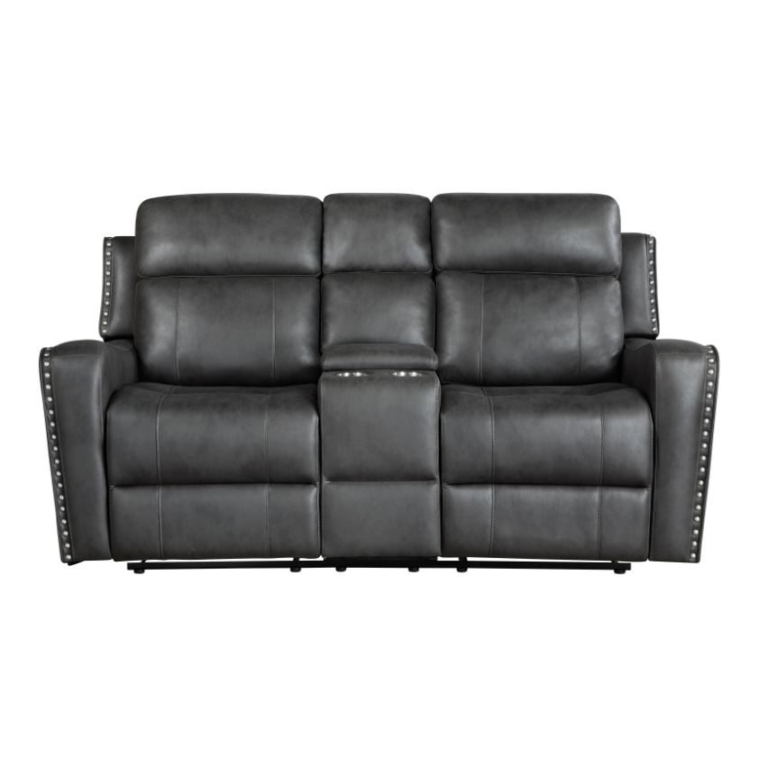 Power Double Reclining Loveseat
