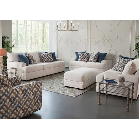 Transitional 4-Piece Living Room Set