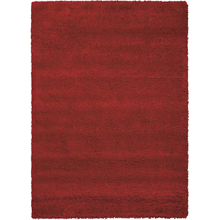 3'11" x 5'11 Red Rectangle Rug