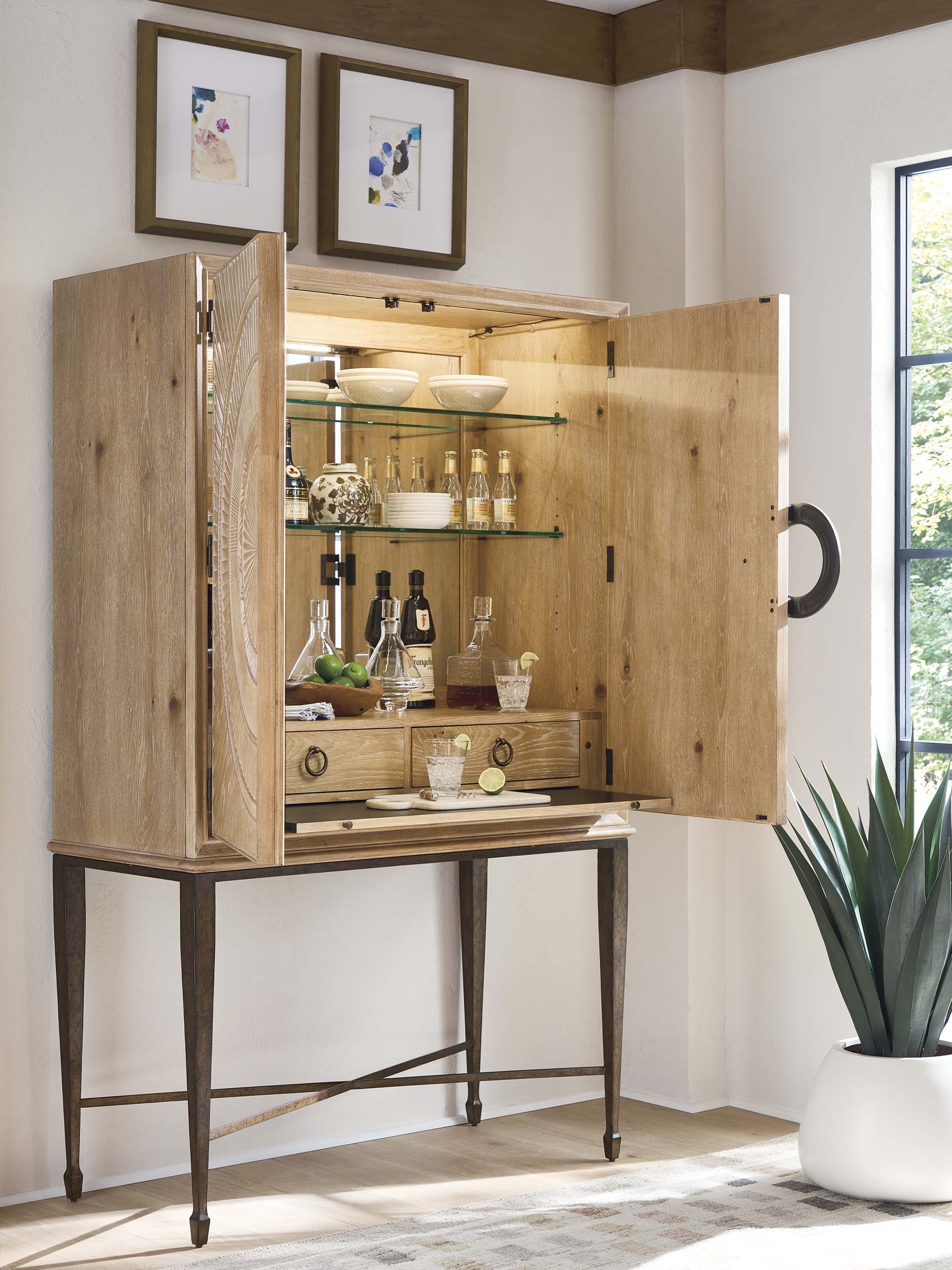 Barclay Butera Montecito Hammond Bar Cabinet