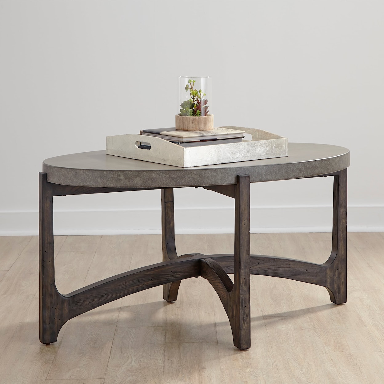 Liberty Furniture Cascade Oval Cocktail Table