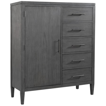 5-Drawer Door Chest