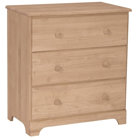 Jamestown 3-Drawer Chest