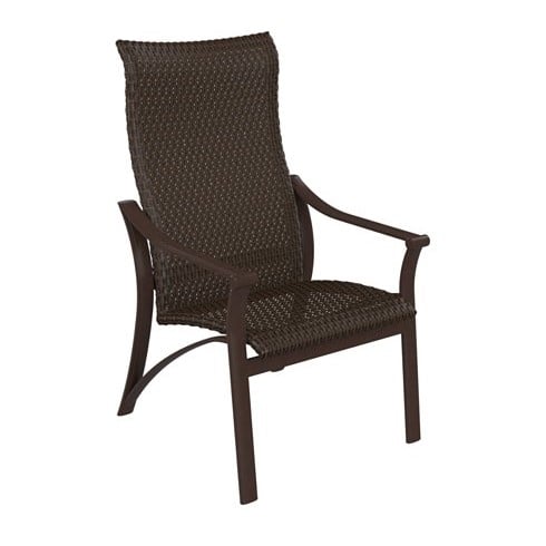 Corsica High-Back Woven Dining Chair