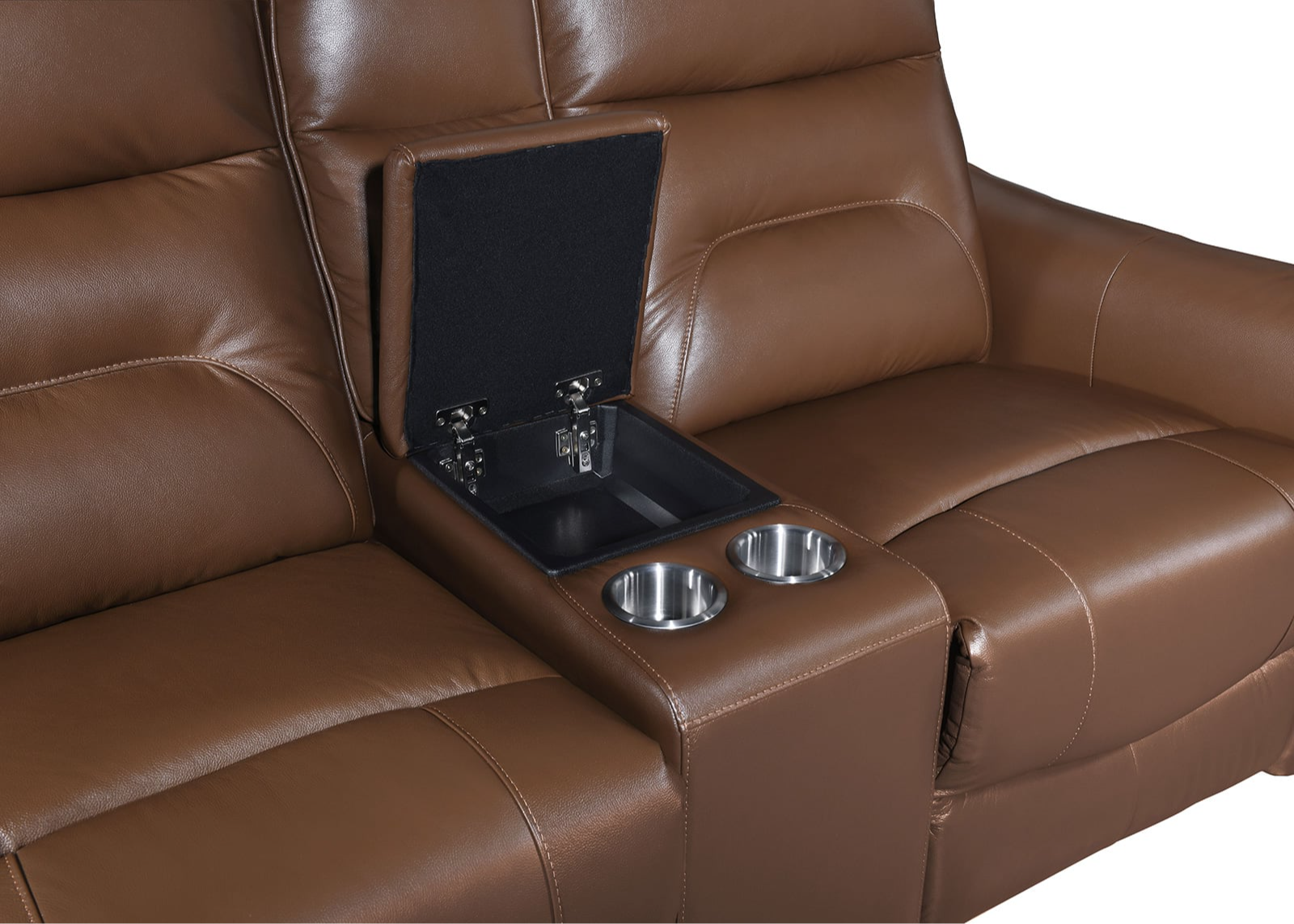 Power Loveseat Brown