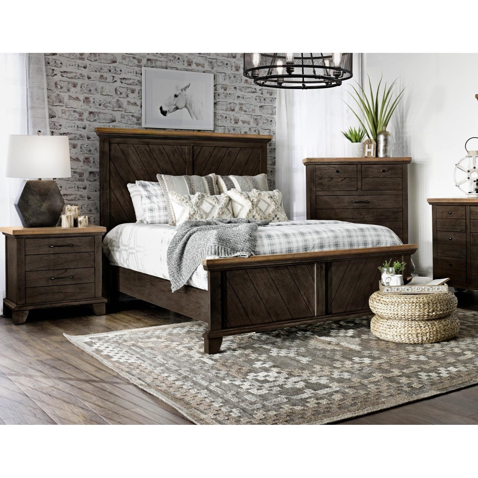 Queen Panel Bed