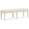 Magnussen Home Newport Dining Upholstered Dining Storage Bench