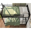 Sauder Boulevard Cafe Metal Bunk Bed