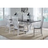 John Thomas Curated Collection Two-Tone Dining Set w/Six Chairs