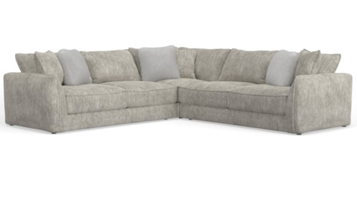 Casual 3-Piece Sectional Sofa