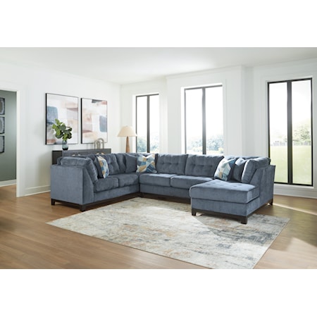 3-Piece Sectional With Chaise