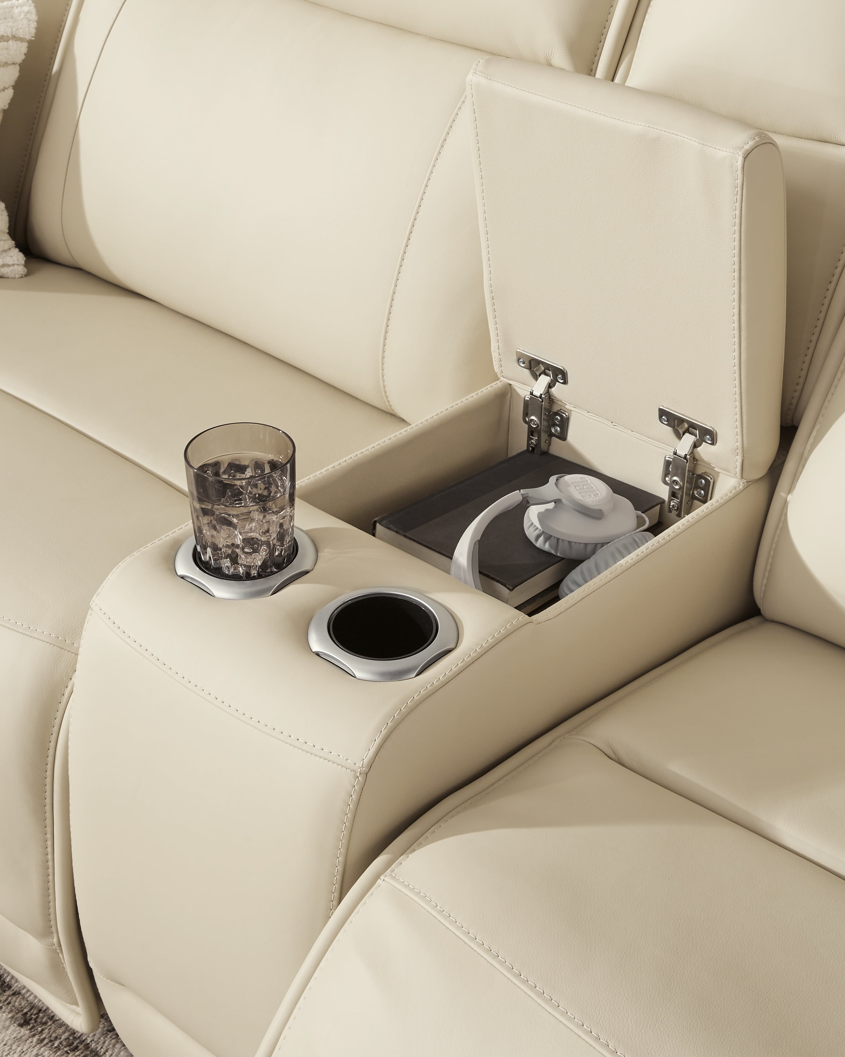 Signature Design by Ashley Double Deal 2-Piece Power Reclining Loveseat W/ Console