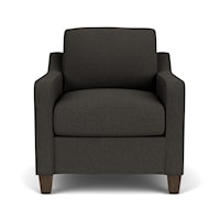 Transitional Accent Chair with Track Arms