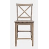 Jofran Eastern Tides X Back Counter Stool