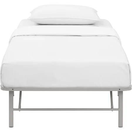 Twin Stainless Steel Platform Bed Frame