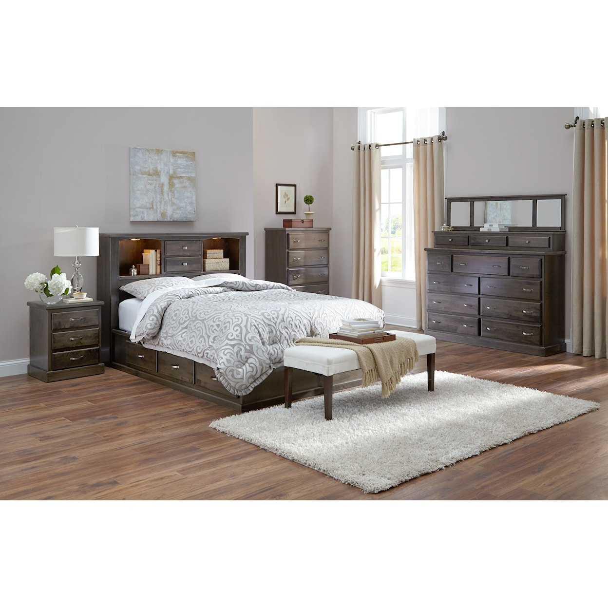 Wolfcraft Vesper 5-Piece Queen Bedroom Set