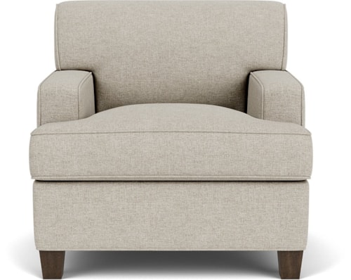 Contemporary Chair with Track Arms