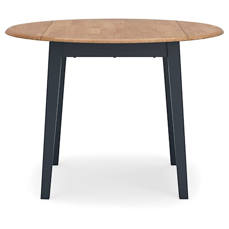 Round Drm Drop Leaf Table