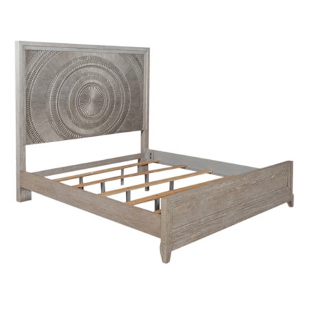 King California Panel Bed