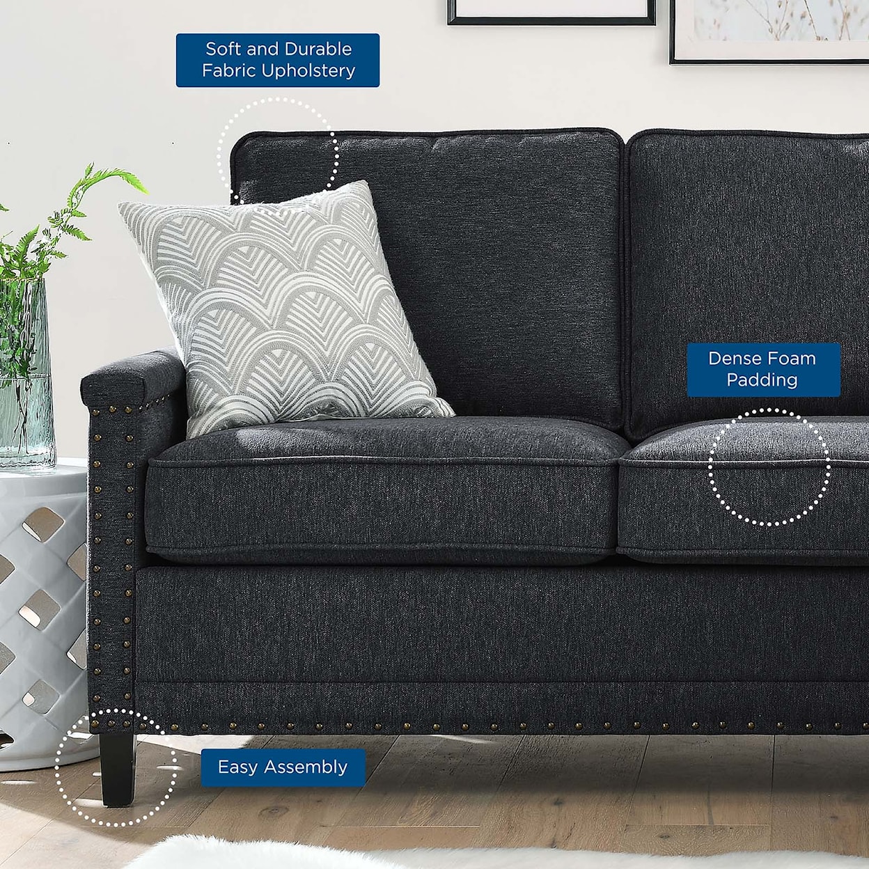 Modway Ashton Sectional Sofa